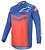 CAMISA ALPINESTARS FLUID SPEED 21 AZUL VERMELHO L  EAN :8059175273483 - Imagem 1