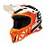 CAPACETE ASW FUSION 2.0 BLADE PRETO LARANJA BRANCO 58  EAN  7908377104839 - Imagem 1