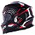 CAPACETE NORISK FF302 SCREEN BLK/RED/WHT 58/M - Imagem 2