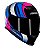 CAPACETE AXXIS EAGLE TECNO GLOSS BLACK/PINK/BLUE 58/M - Imagem 4