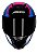 CAPACETE AXXIS EAGLE TECNO GLOSS BLACK/PINK/BLUE 58/M - Imagem 5