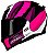 CAPACETE AXXIS EAGLE TECNO GLOSS BLACK/WHITE/PURPLE 56/S - Imagem 1