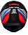 CAPACETE AXXIS EAGLE TECNO MATT BLACK/RED/BLUE 58/M - Imagem 3