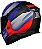 CAPACETE AXXIS EAGLE TECNO MATT BLACK/RED/BLUE 58/M - Imagem 2