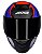 CAPACETE AXXIS EAGLE TECNO MATT BLACK/RED/BLUE 58/M - Imagem 4