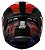 CAPACETE AXXIS DRAKEN RACER MATT BLACK/RED/GREY 60/L - Imagem 7