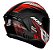 CAPACETE AXXIS DRAKEN RACER MATT BLACK/RED/GREY 60/L - Imagem 5
