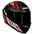 CAPACETE AXXIS DRAKEN RACER MATT BLACK/RED/GREY 60/L - Imagem 4