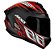 CAPACETE AXXIS DRAKEN RACER MATT BLACK/RED/GREY 60/L - Imagem 6