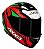 CAPACETE AXXIS DRAKEN TRACER MATT BLACK/RED/GREEN 60/L - Imagem 4