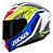 CAPACETE AXXIS DRAKEN TRACER GLOSS WHITE/BLUE/GREY 60/L - Imagem 1