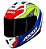 CAPACETE AXXIS DRAKEN TRACER GLOSS WHITE/BLUE/GREY 60/L - Imagem 3