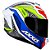 CAPACETE AXXIS DRAKEN TRACER GLOSS WHITE/BLUE/GREY 60/L - Imagem 2