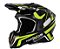 CAPACETE MATTOS RACING COMBAT MTR02 AMARELO FLUOR 58 - Imagem 1