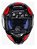 CAPACETE AXXIS EAGLE FLOWERS NEW GLOSS BLACK/RED 58/M - Imagem 2