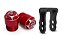 KIT ALONGADOR SUSPENSAO CRF 250F TRAS + DIANT ALIVIO AR - Imagem 1