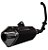 ESCAPAMENTO FAZER 250 MINI TRI PRETO - Imagem 1