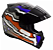 CAPACETE EBF SPARK STARS PRETO FOSCO 61 - Imagem 1