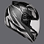 CAPACETE EBF NEW SPARK FLASH PT/FOSCO/PRATA 60 - Imagem 1