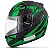 CAPACETE EBF NEW SPARK FLASH PT/FOSCO/VERDE 58 - Imagem 1