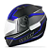 CAPACETE EBF NEW SPARK ILUSION PT/FOSCO/AZUL 58 - Imagem 1