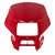 CARENAGEM FAROL BROS 125/150 02/05 07/08 VERMELHO - Imagem 1