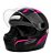 CAPACETE EBF 7 POWER PT/ROSA 56 - Imagem 1