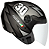 CAPACETE EBF SPARK JET 30 PTO/FOSCO/CHUMBO 56 - Imagem 1