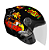 CAPACETE EBF SPARK JET COIOTE PRETO 58 - Imagem 1