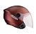 CAPACETE EBF SPARK JET SPECIAL EDITION MARROM FOSCO 60 - Imagem 1