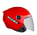 CAPACETE EBF SPARK JET SOLID VERMELHO 56 - Imagem 1