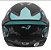 CAPACETE TORK NEW LIBERTY THREE FLOWERS AZ/PTO BRILHANTE 56 - Imagem 3