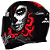 CAPACETE AXXIS EAGLE LADY CATRINA GLOSS RED 58/M - Imagem 1