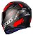 CAPACETE AXXIS EAGLE DIAGON MATT BLACK/RED 58/M - Imagem 2