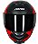CAPACETE AXXIS EAGLE DIAGON MATT BLACK/RED 58/M - Imagem 3