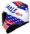 CAPACETE AXXIS EAGLE INDEPENDENCE GLOSS WHITE 60/L - Imagem 2