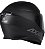 CAPACETE AXXIS EAGLE SOLID/MONO MATT BLACK/GREY 56/S - Imagem 2