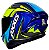 CAPACETE AXXIS DRAKEN VECTOR GLOSS BLUE/YELLOW 58/M - Imagem 2