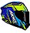 CAPACETE AXXIS DRAKEN VECTOR GLOSS BLUE/YELLOW 58/M - Imagem 4