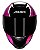 CAPACETE AXXIS EAGLE TECNO GLOSS BLACK/WHITE/PURPLE 58/M - Imagem 3