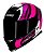 CAPACETE AXXIS EAGLE TECNO GLOSS BLACK/WHITE/PURPLE 58/M - Imagem 2