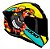 CAPACETE AXXIS DRAKEN BOMB GLOSS BLACK/YELLOW 58/M - Imagem 2
