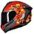CAPACETE AXXIS DRAKEN BOMB MATT BLACK/RED 58/M - Imagem 1