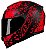 CAPACETE AXXIS EAGLE BREAKING MATT BLACK/RED 60/L - Imagem 1