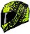 CAPACETE AXXIS EAGLE BREAKING MATT BLACK/YELLOW 60/L - Imagem 1