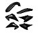 KIT PLASTICOS CRF 230 08 PRETO - Imagem 1