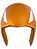 CARENAGEM FRONTAL BIZ 125 06 LARANJA MET @@ - Imagem 1