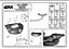 BASE BAULETO GIVI M5M MONOLOCK - Imagem 2