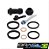 KIT REPARO CALIPER FREIO TRASEIRO CR 125/250 02/07/CRF 150 07/11/CRF 250 04/17 CRF 450 05/17 - Imagem 1