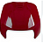 CARENAGEM FRONTAL BIZ 100 04/05 VERMELHO - Imagem 1